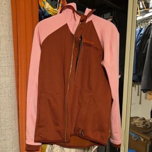 Cotopaxi Brown Jacket with Orange Detail